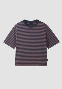 Recolution Damen T-Shirt Azolla stripes dark grape