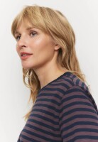 Recolution Damen T-Shirt Azolla stripes dark grape