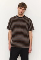 Recolution Herren T-Shirt Delonix Stripes vintage brown