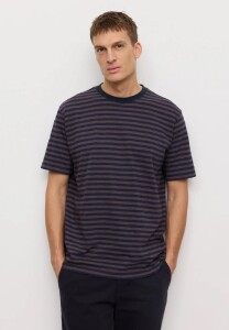 Recolution Herren T-Shirt Delonix Stripes dark grape