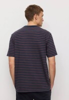 Recolution Herren T-Shirt Delonix Stripes dark grape