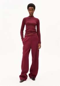Armedangels Damen Longsleeve ALAANIA velvet red