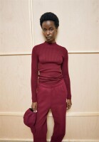 Armedangels Damen Longsleeve ALAANIA velvet red