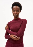 Armedangels Damen Longsleeve ALAANIA velvet red