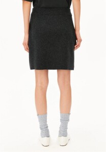 Armedangels Damen Rock Cotton-Wool Knit Mini skirt steel...