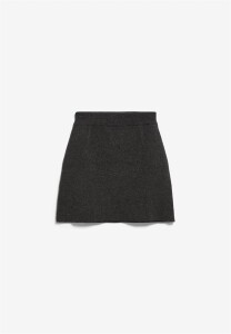 Armedangels Damen Rock Cotton-Wool Knit Mini skirt steel melange