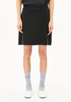 Armedangels Damen Rock Cotton-Wool Knit Mini skirt steel melange