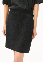 Armedangels Damen Rock Cotton-Wool Knit Mini skirt steel melange