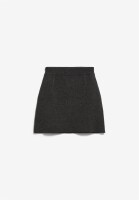 Armedangels Damen Rock Cotton-Wool Knit Mini skirt steel melange