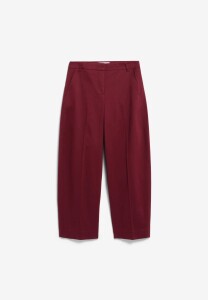 Armedangels Damen Hose BARREL LEG TWILL PANT velvet red