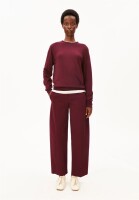 Armedangels Damen Hose BARREL LEG TWILL PANT velvet red