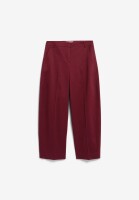 Armedangels Damen Hose BARREL LEG TWILL PANT velvet red