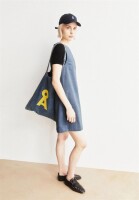 Armedangels Damen Kleid Corduroy Mini Dress dusty moon