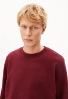 Armedangels Herren Pullover BAARO Fleece velvet red