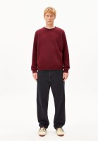 Armedangels Herren Pullover BAARO Fleece velvet red