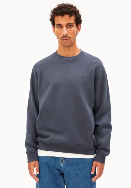 Armedangels Herren Pullover BAARO Fleece moonshadow