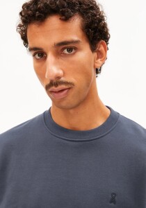 Armedangels Herren Pullover BAARO Fleece moonshadow