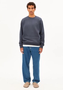 Armedangels Herren Pullover BAARO Fleece moonshadow