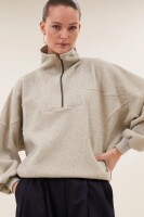 by bar Damen Pullover roos sparkle gold