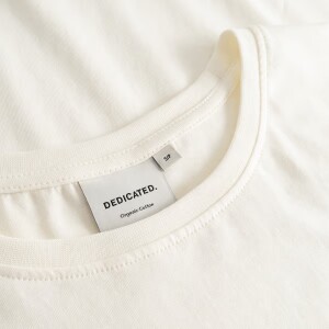 Dedicated Damen T-Shirt Visby Watercolor Cat Off-white