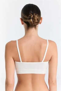 Albero Natur Damen Bustier naturweiss