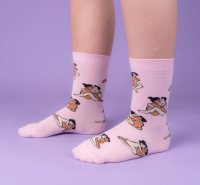 Coucou Suzette Unisex Socken Kamasutra Straight Mixed rosa