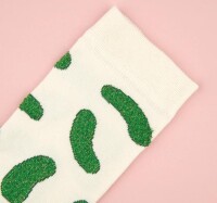 Coucou Suzette Unisex Socken Glitzer Cornichon