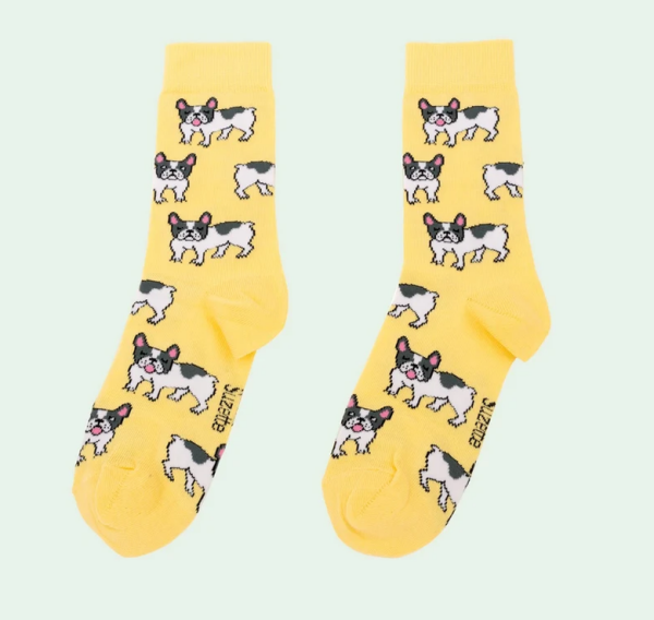 Coucou Suzette Unisex Socken Bulldogge
