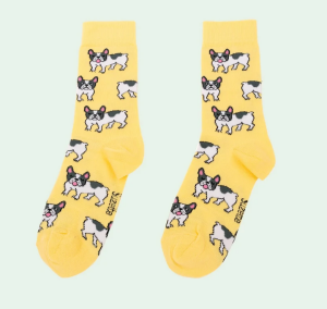 Coucou Suzette Unisex Socken Bulldogge
