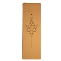 Yogi & Yogini Yogamatte Kork/TPE Göttlich Weibliches