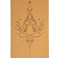 Yogi & Yogini Yogamatte Kork/TPE Göttlich Weibliches