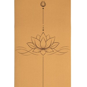 Yogi & Yogini Yogamatte Kork/TPE Lotus