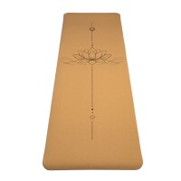 Yogi & Yogini Yogamatte Kork/TPE Lotus
