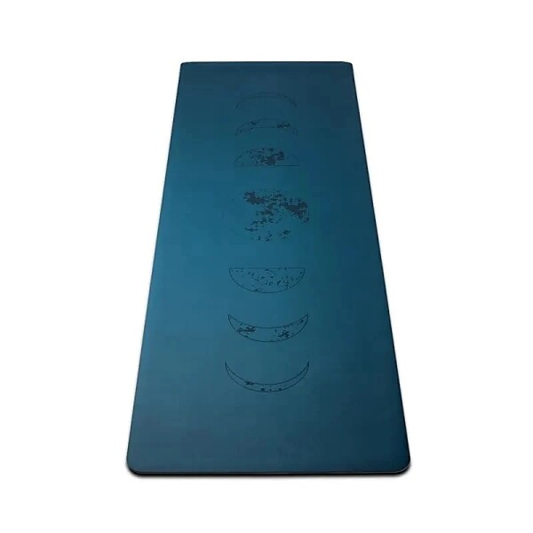 Yogi & Yogini Yogamatte PU Mondphasen petrol