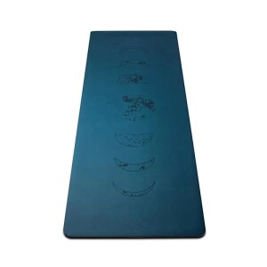 Yogi & Yogini Yogamatte PU Mondphasen petrol