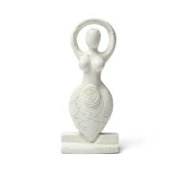 Phoenix Göttinnenfigur weiss