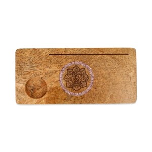 Phoenix Import 78478 Kartenhalter Mandala Rosenquarz...