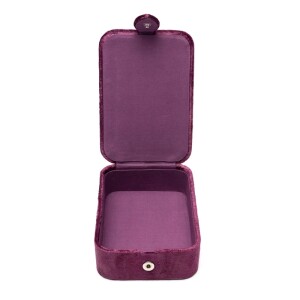 Phoenix Import Schmuck- / Tarotkästchen Samt lila...