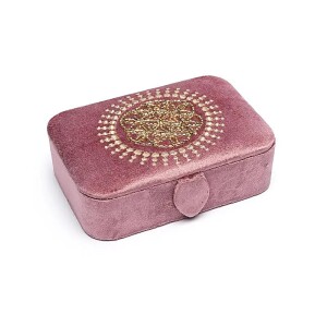 Phoenix Import Schmuck- / Tarotkästchen Samt altrosa...