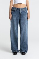 Kings Of Indigo Damen Hose Joan Ceky Blue Worn