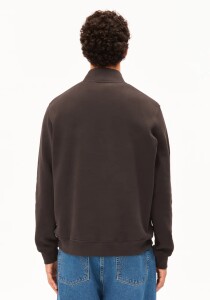 Armedangels Herren Pullover Troyer WAARLO Fleece claystone