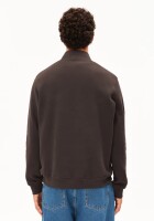 Armedangels Herren Pullover Troyer WAARLO Fleece claystone