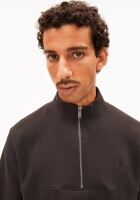 Armedangels Herren Pullover Troyer WAARLO Fleece claystone