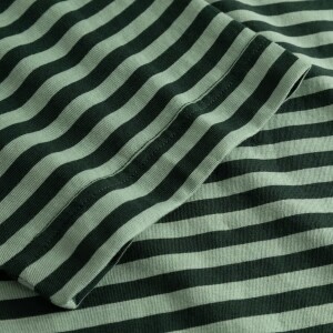 Dedicated Herren T-Shirt Stockholm Stripes Dark Green/ Granite Green