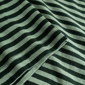 Dedicated Herren T-Shirt Stockholm Stripes Dark Green/ Granite Green