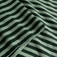 Dedicated Herren T-Shirt Stockholm Stripes Dark Green/ Granite Green