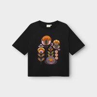 Dedicated Damen T-Shirt Vadstena Autumn Harvest Black