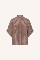 by bar Damen Bluse Sunny stripe burgundy