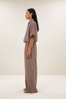 by bar Damen Bluse Sunny stripe burgundy