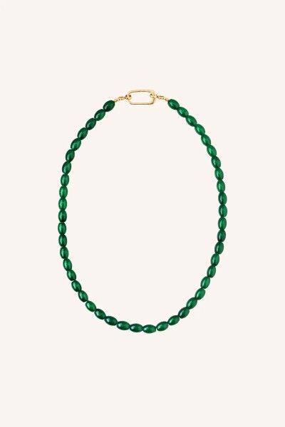 by bar Halskette yumi emerald green